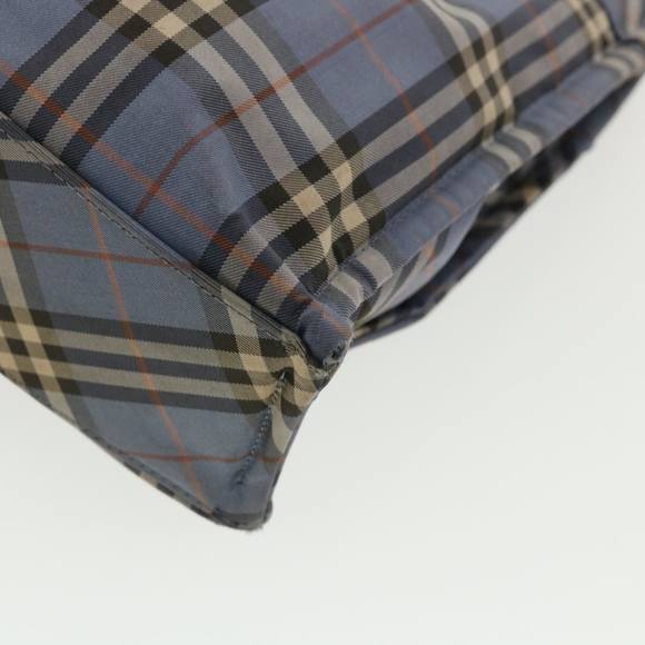 BURBERRY Nova Check Hand Bag Nylon Blue Auth hs1653 - Picture 15 of 16